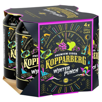 Kopparberg Vinter Punch Premium Cider x4 330ml