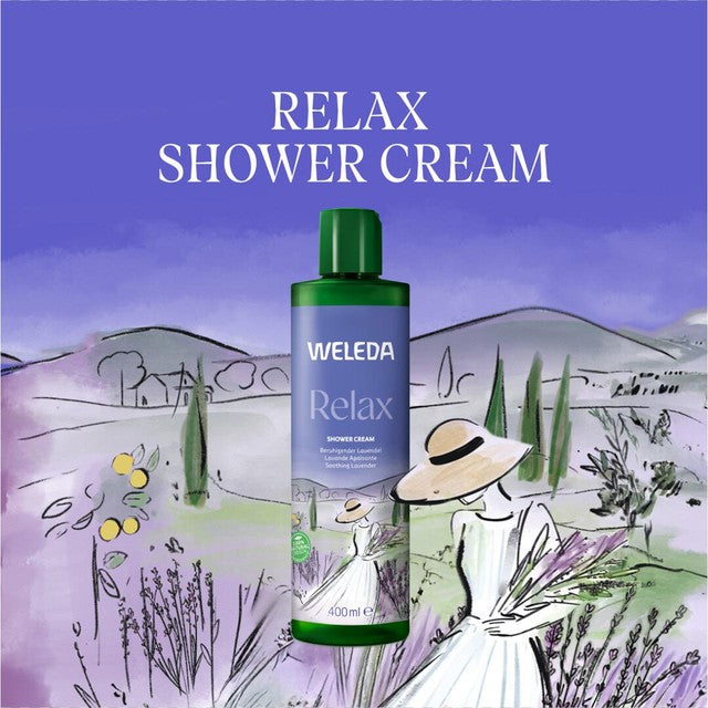 Weleda Lavender Relax shower cream 400ml (British brand)
