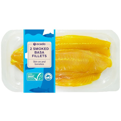M&S Ocado 2 ASC Smoked Basa Fillets Skinless & Boneless Fish Fillets 240g – Jetzt bei McGrocer online kaufen