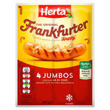 Herta Jumbo Frankfurters hot dogs 4 pack - British product