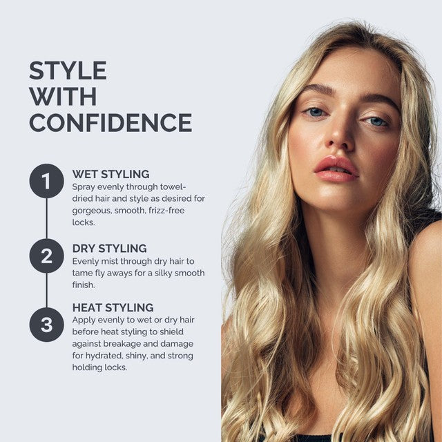 FUL heat protectant volumising styling spray 100ml - British product