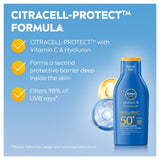 Nivea sun lotion travel size 100ml, imported from the UK