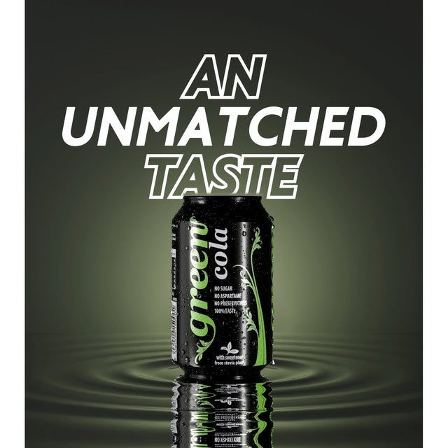 Green Cola Sugar Free Cola 4 x 330ml, UK version