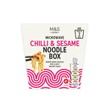 M&S Chilli & Sesame Noodle Box 300g, imported from the UK