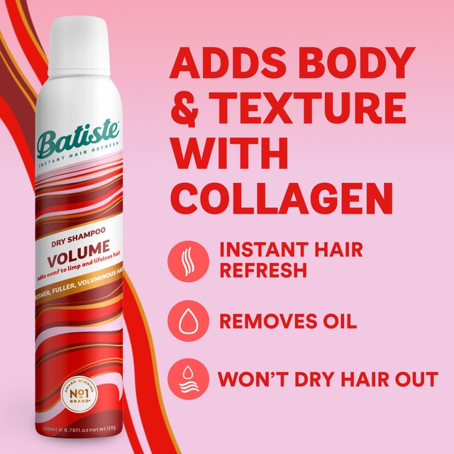 Batiste dry shampoo Volume 200ml - British product