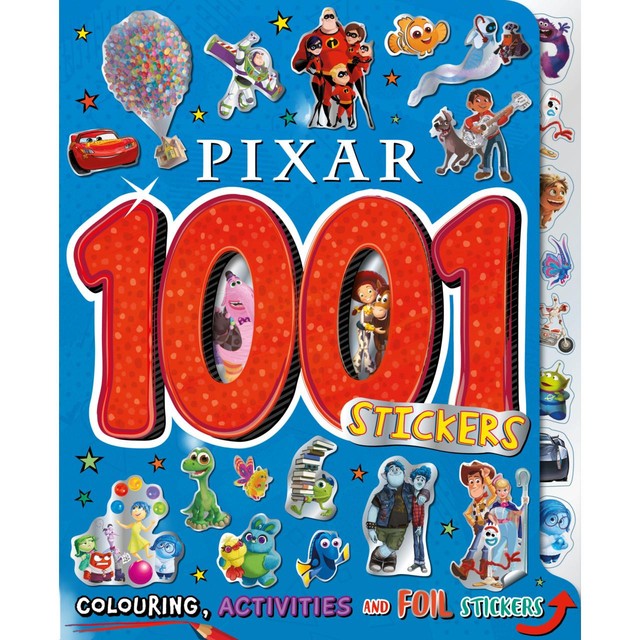 Igloo Books Pixar 1001 Stickers activity book, UK version
