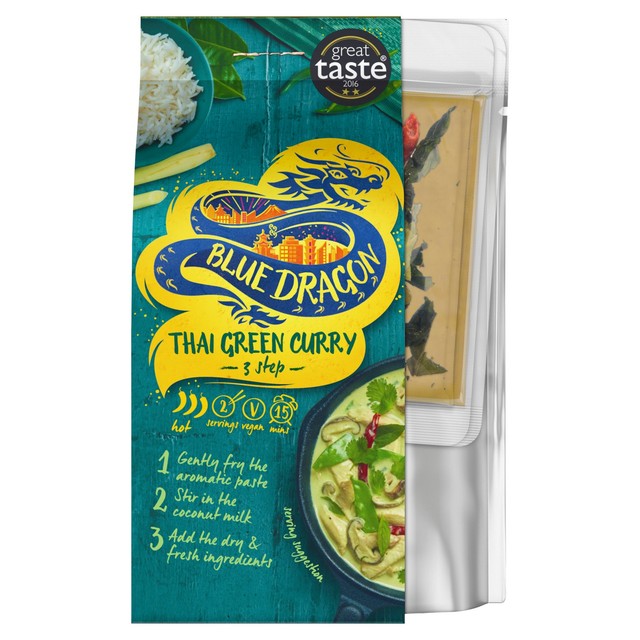 Blue Dragon Thai green curry meal kit 253g - British product