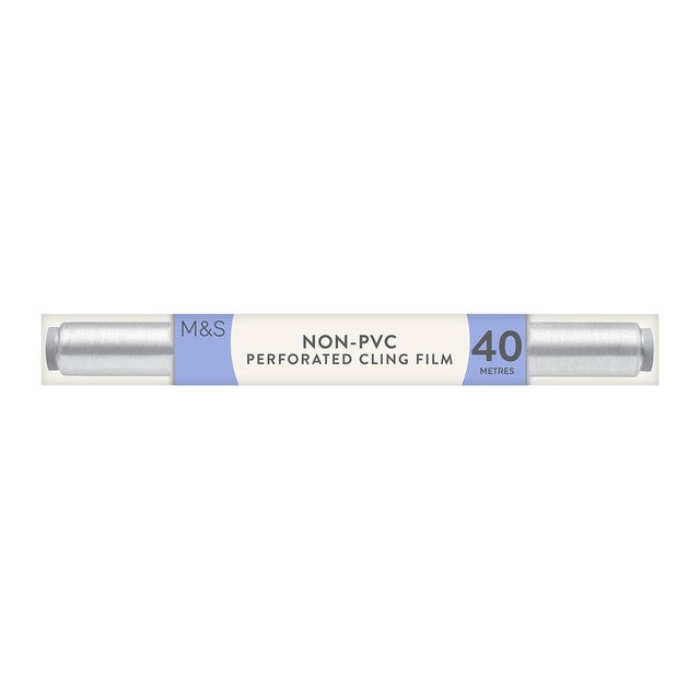 M&S non PVC perforated cling film 40m, imported from the UK