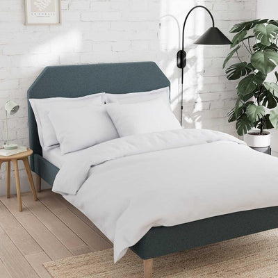 M&S M&S Cotton Rich Duvet Cover White 6 ft- Buy online at McGrocer