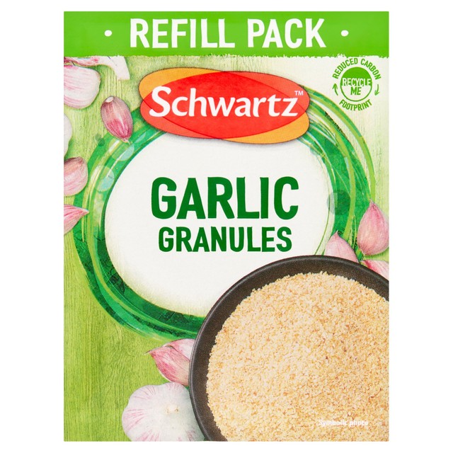 Schwartz garlic granules refill pack 40g (British brand)