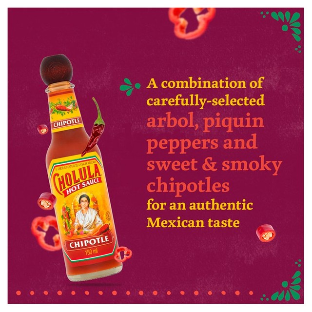 Cholula Hot Sauce Chipotle 150ml - British product