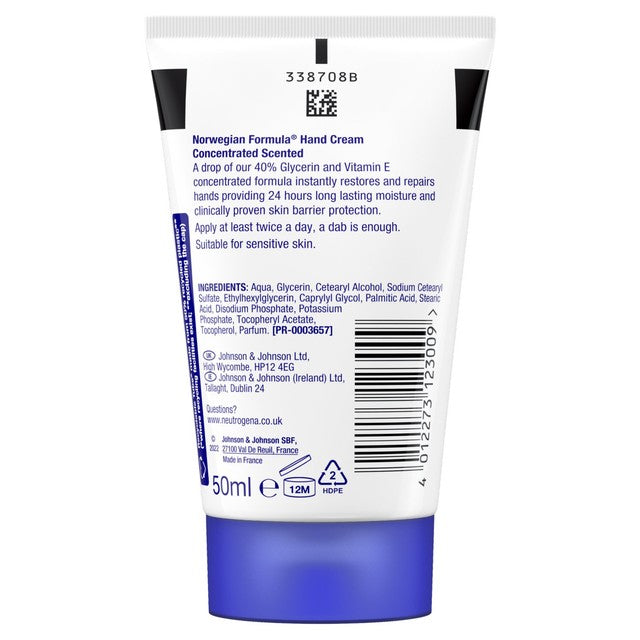 Neutrogena scented hand cream 50ml, imported from the UK