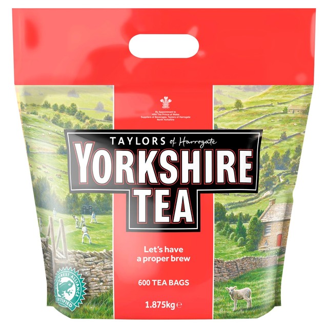Yorkshire Tea black tea teabags 600 count (British brand)
