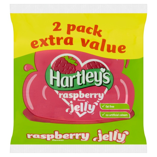 Hartley's raspberry flavoured jelly 2 x 135g, UK version