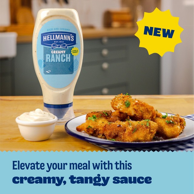 Hellmann's creamy ranch sauce 430ml, UK version