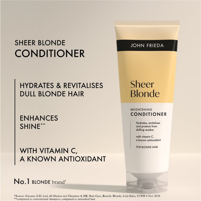 John Frieda Sheer Blonde Brightening Conditioner, UK version