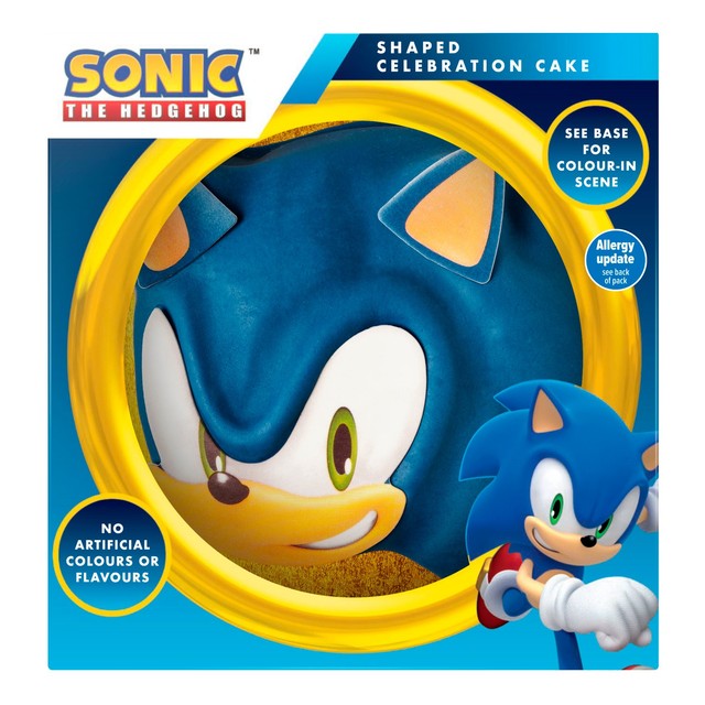 Finsbury Food Group Sonic Celebration Cake 984g (British brand)