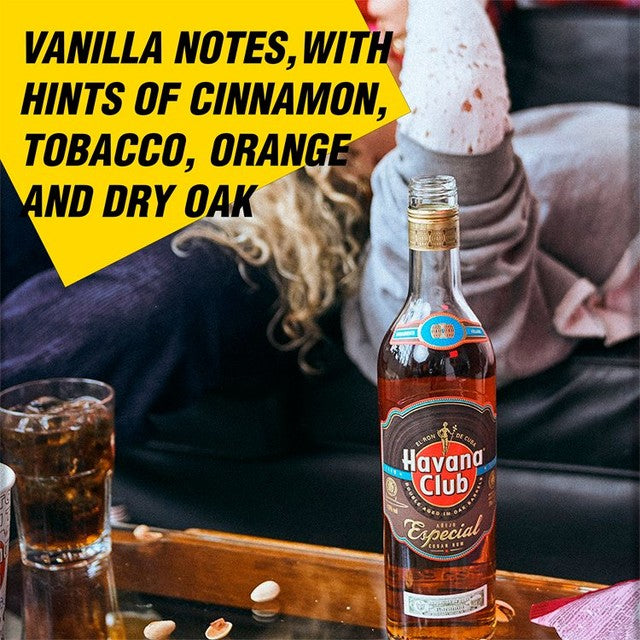 Havana Club Especial Golden Rum 70cl, UK version