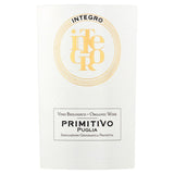 Integro Organic Primitivo red wine 75cl, UK version