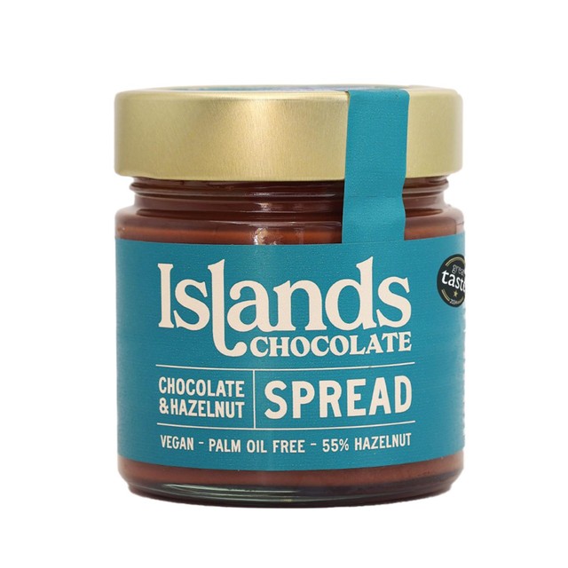 Islands chocolate hazelnut spread 200g, UK version