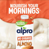 Alpro almond no sugar drink 1L - British product