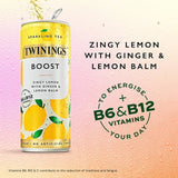 Twinings Sparkling Tea Boost canned drink, imported from the UK