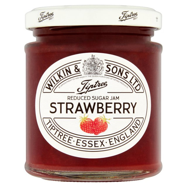 Tiptree strawberry reduced sugar jam 200g (British brand)