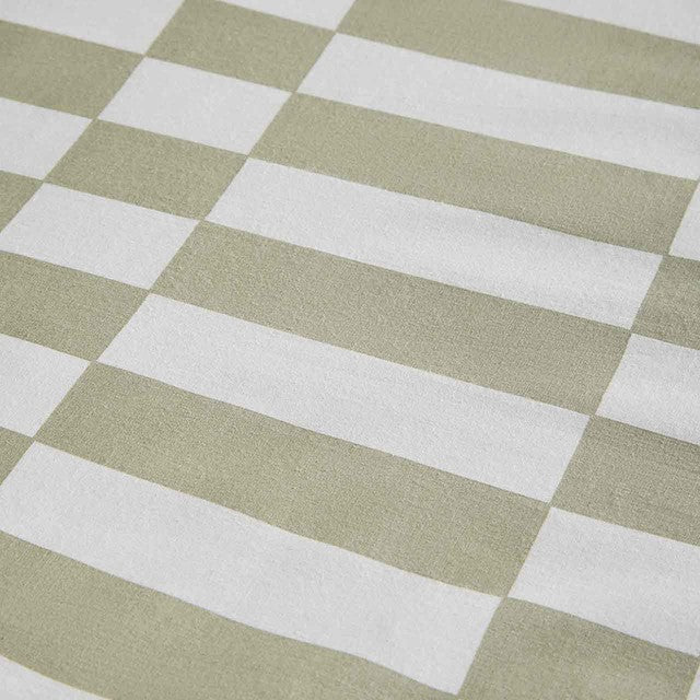 M&S bedding set geometric green super king size (British brand)