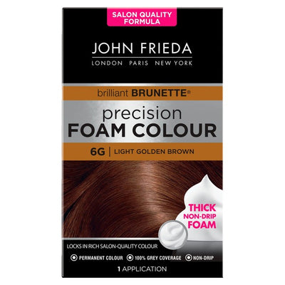 John Frieda Precision Foam Colour Light Golden Brown 6G Permanent Hair Colour