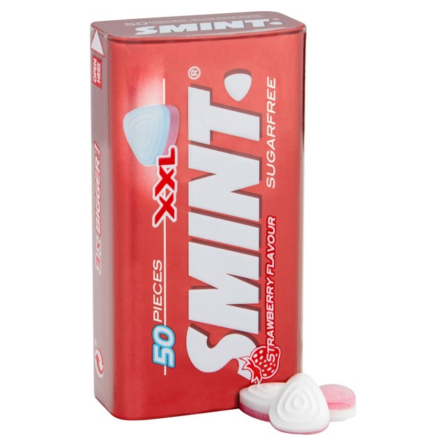 Smint Strawberry Sugar Free Mints 35g (British brand)