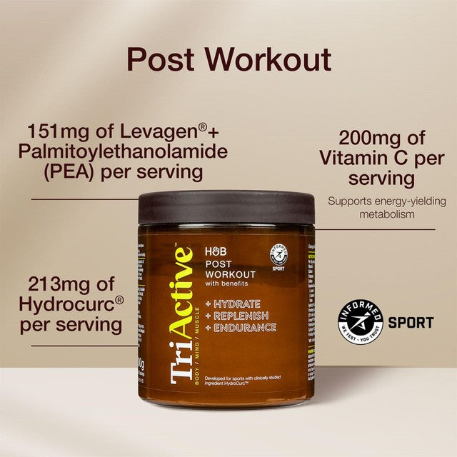 Holland & Barrett TriActive Post Workout Blend orange and mango (British brand)