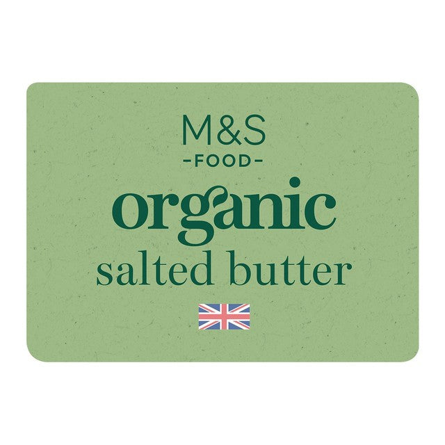 M&S organic salted butter 250g, imported from the UK
