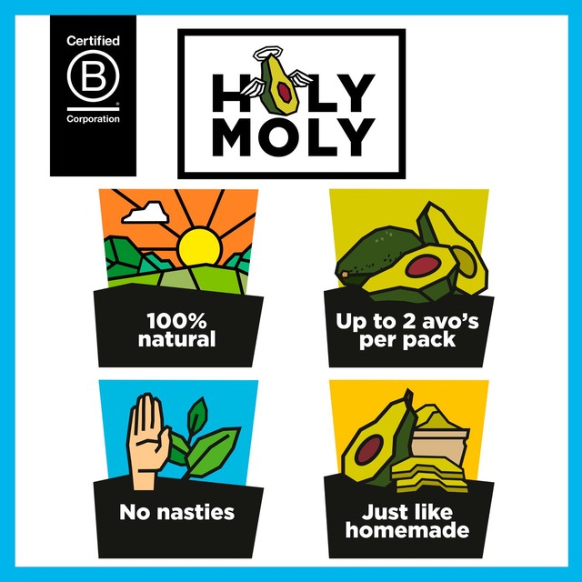 Holy Moli Smashed Avocado Tub 150g, britisk versjon