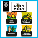 Holy Moli Smashed Avocado Tub 150g, britisk versjon