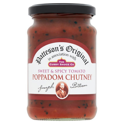 M&S The Curry Sauce Co. Spicy Tomato Poppadom Vegetable Chutney 300g- Buy online at McGrocer
