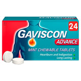 Gaviscon mint heartburn relief tablets 24 tablets, UK version