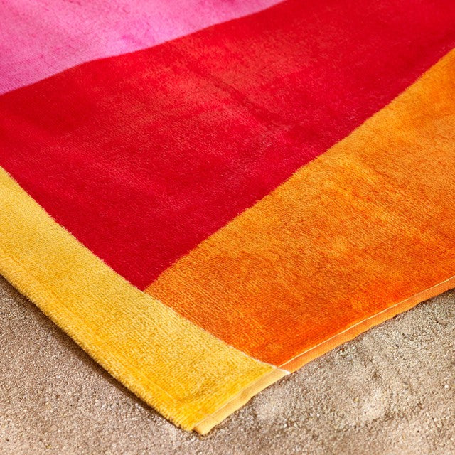 Catherine Lansfield Hello Summer beach towel 76x160cm, imported from the UK
