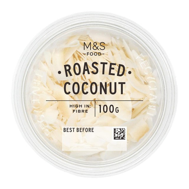 M&S roasted coconut snack 100g, imported from the UK