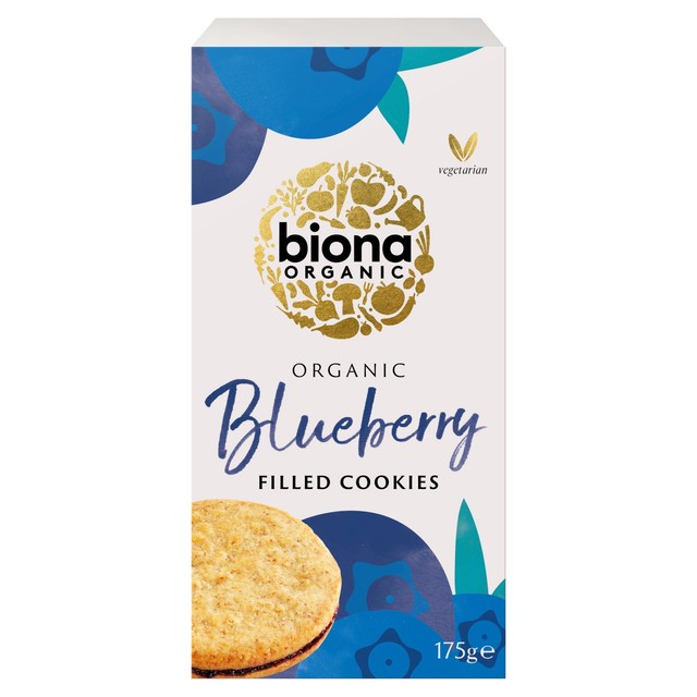 Biona blueberry cookies 175g - British product