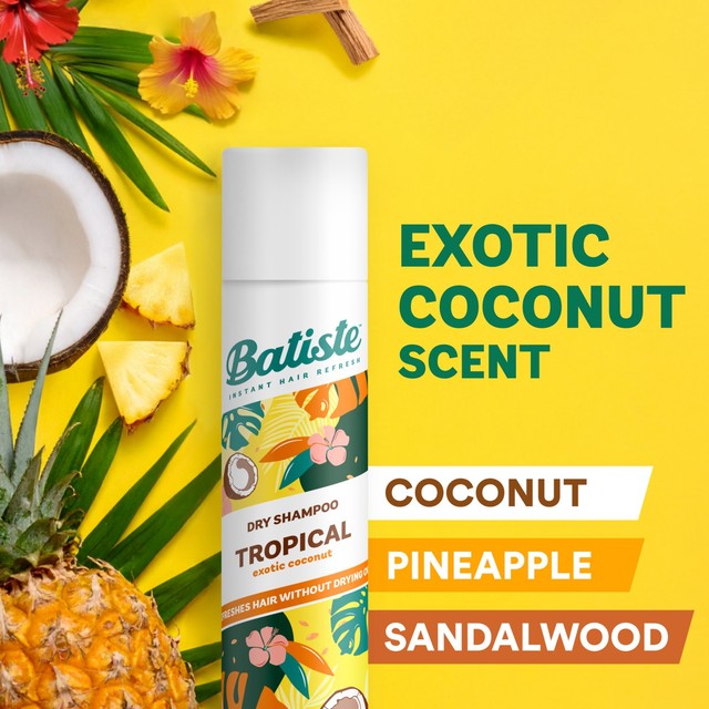 Batiste dry shampoo Tropical 200ml - British product