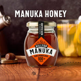 Hilltop Honey Manuka MGO100+ honey 225g, UK version