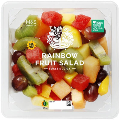 M&S Regenbogen-Obstsalat Frischer Obstsalat 300g