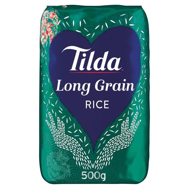 Tilda long grain rice 500g (British brand)