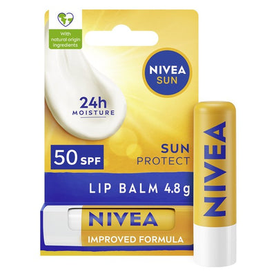M&S Nivea Sun Protect Lip Balm SPF50 4.8g- Buy online at McGrocer