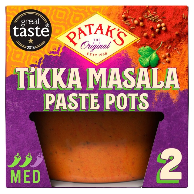 Patak's Tikka Masala curry paste 2 x 70g, imported from the UK