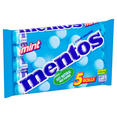 M&S Mentos حلوى نعناع قابلة للمضغ عبوة متعددة 5 × 38 جرام - اشترِ عبر الإنترنت من McGrocer