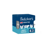 Butcher's puppy food trays mixed flavour 4 x 150g - British product