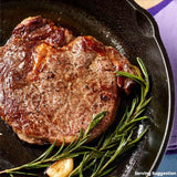 Ocado beef ribeye steak 225g, imported from the UK