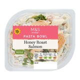 M&S Honey Roast Salmon Pasta Salad, imported from the UK