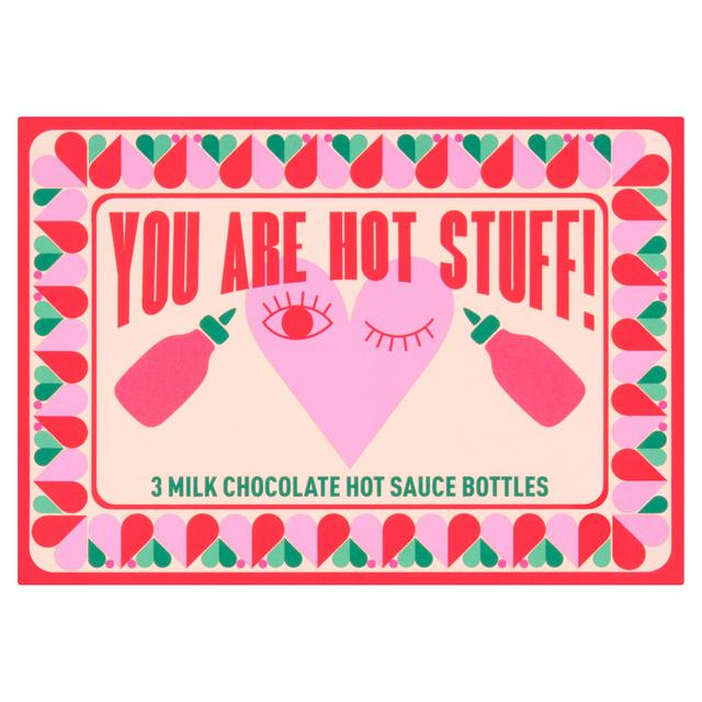 Milk Chocolate Hot Sauce Bottles Pack of 3, 75g